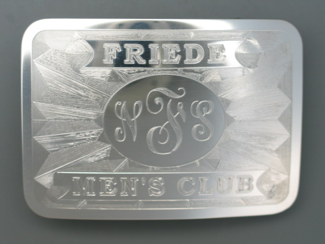 Custom Belt Buckle With engraved design